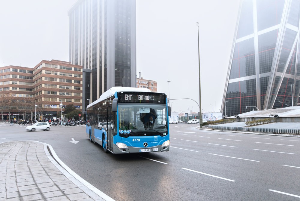 276 plynových autobusů Citaro pro Madrid Československý