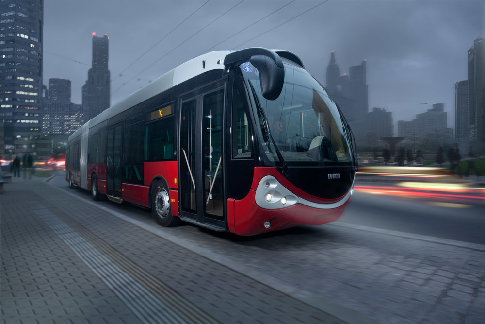 Trolejbus Iveco Crealis Neo na propagačním obrázku Škody Electric. (zdroj: Škoda Electric)
