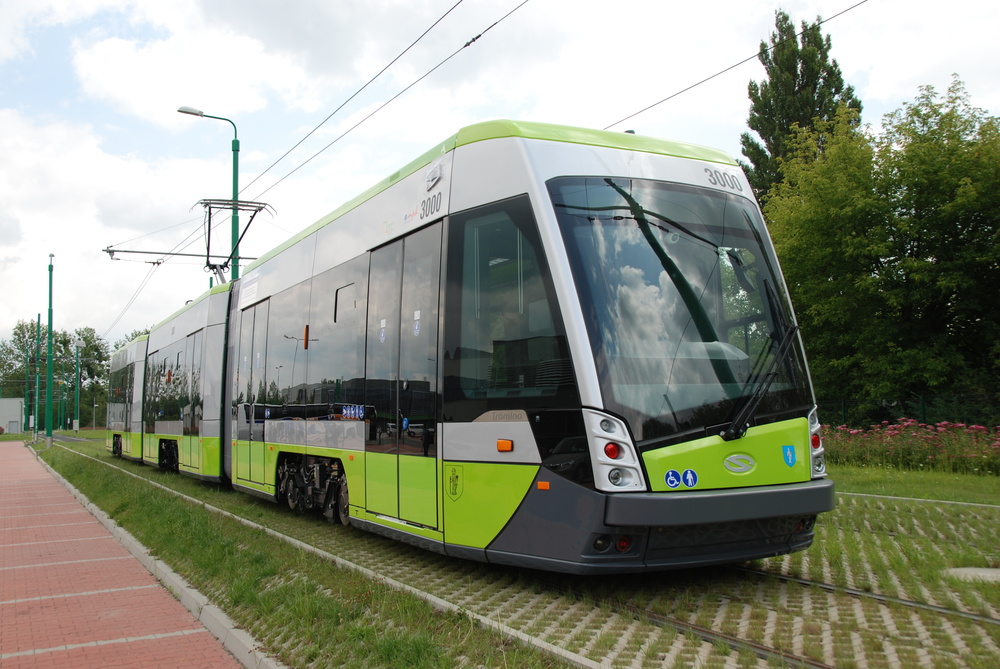 Tramino pro Olsztyn během zkoušek v Poznani. (foto: Libor Hinčica)