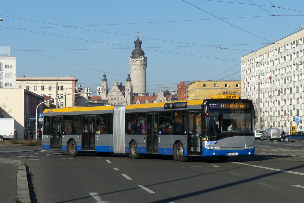 Lipsko toužilo po náhradě autobusových linek klasickými trolejbusy. Nyní sleduje záměr vybudování trolejového vedení alespoň na 50 % trasy elektrobusů, aby bylo možné získat pro projekt potřebné dotace. (foto: Sebastian Naumann)