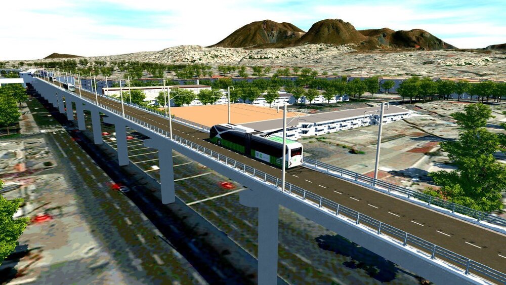 Vizualizace nového koridoru. (zdroj: Gobierno de la Ciudad de México)