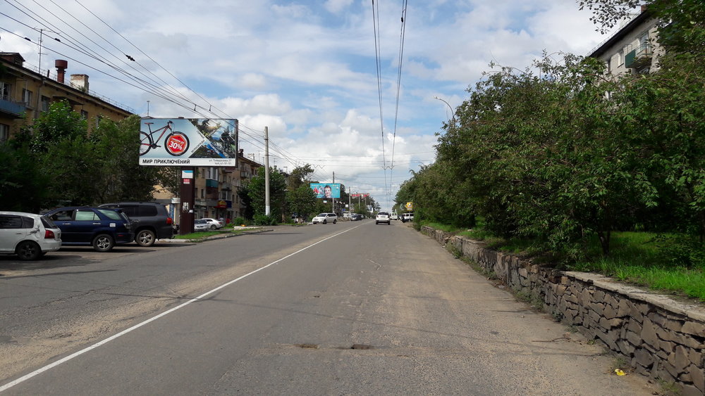  Ulice Novobul'varnaja, pohled na trať od konečné ZabVO. 