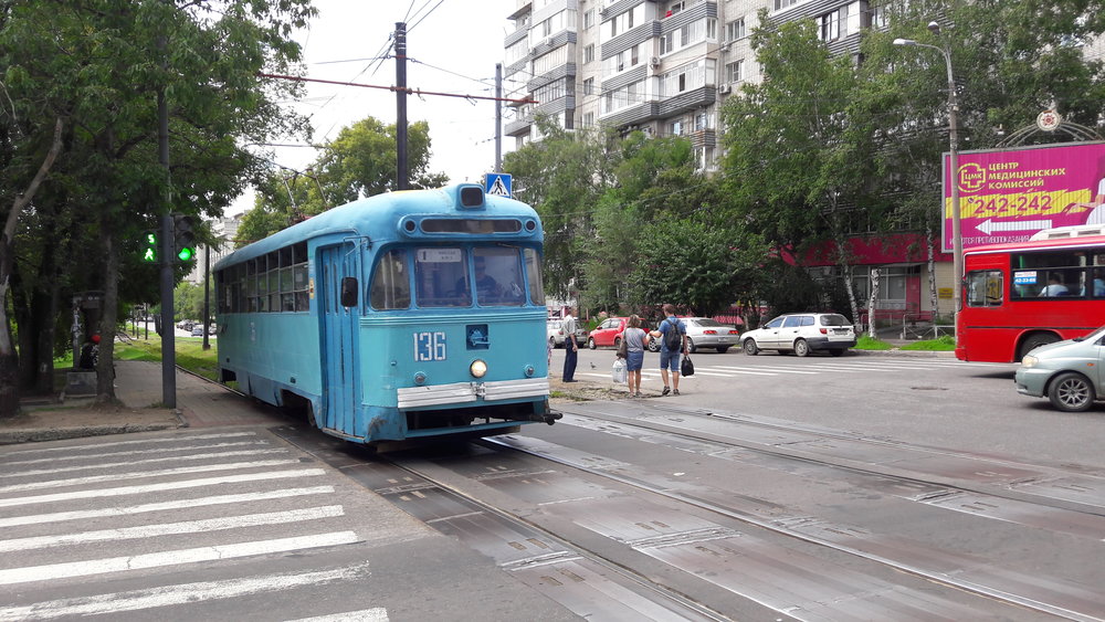  Tramvaje typu RVZ-6M2, který vyráběl proslulý&nbsp;Rižskij vagonostrojitělnyj zavod, dodnes v Chabarovsku jezdí.&nbsp; 