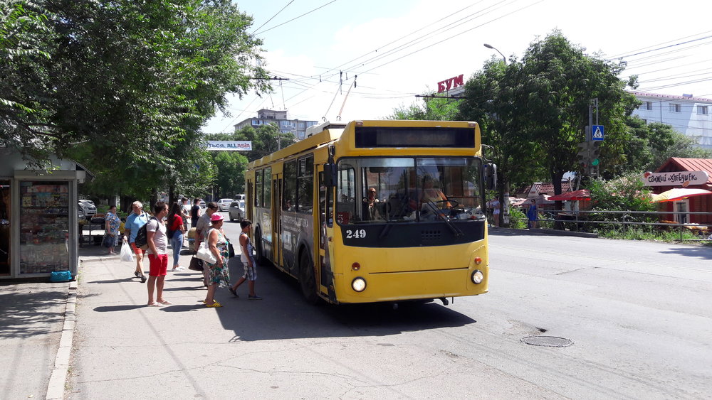  Na zastávce Sportkompleks Voschod. 