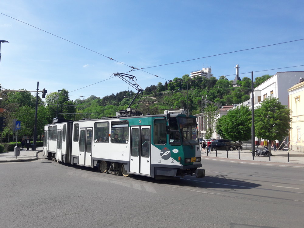 A zde pohled z níže nahoru. 