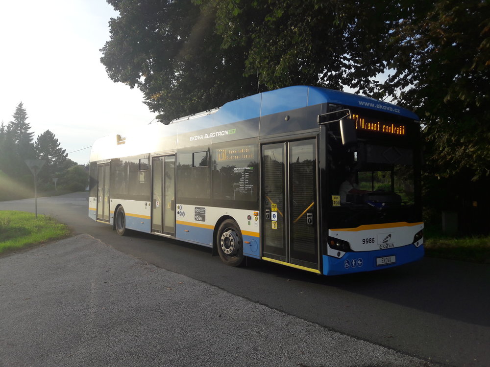 Budoucnost ostravské MHD má být svázána i s rozvojem parciálních trolejbusů. (foto z 11. 9. 2018).