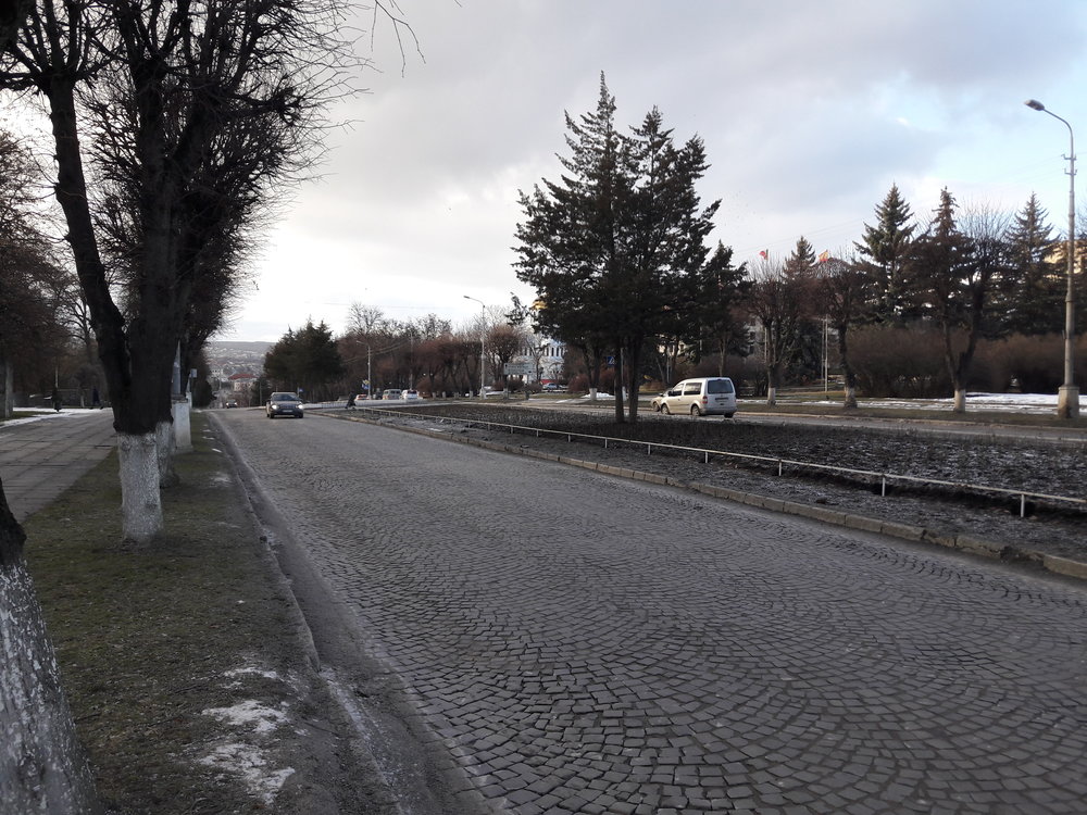 Ulice ve východní části města.