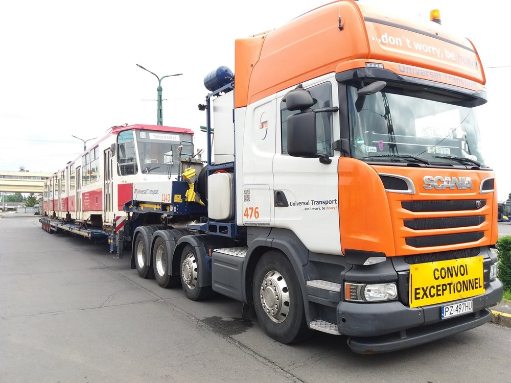 Transport vozidla zajišťuje společnost Universal Transport. (foto: MVK Zrt.)