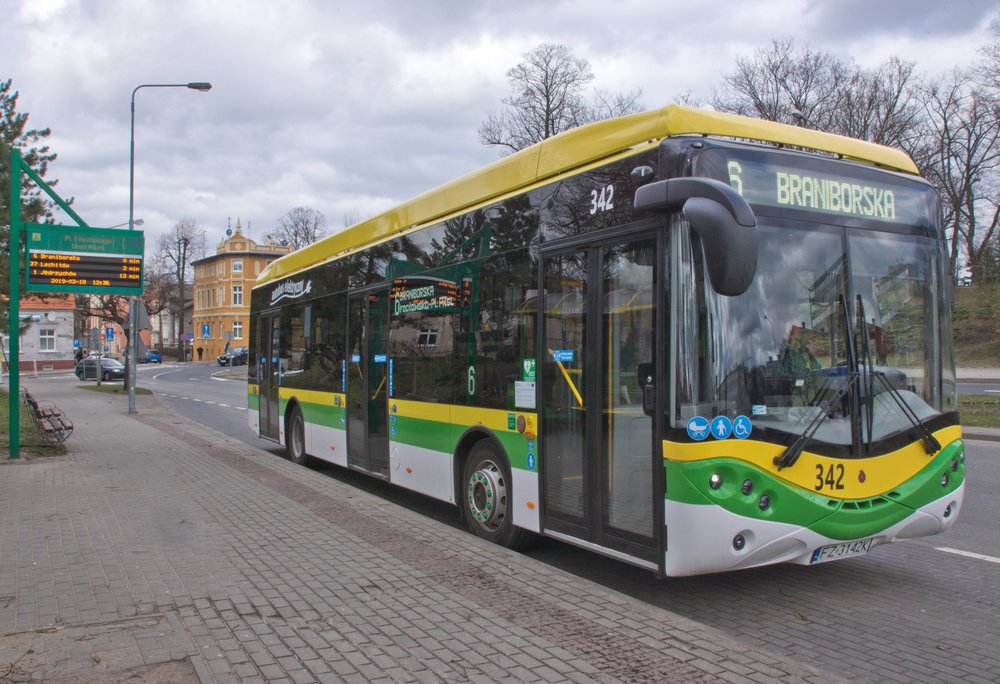 Elektrobus od Ursusu v Zieloné Góře. (zdroj: Wikipedia.org)