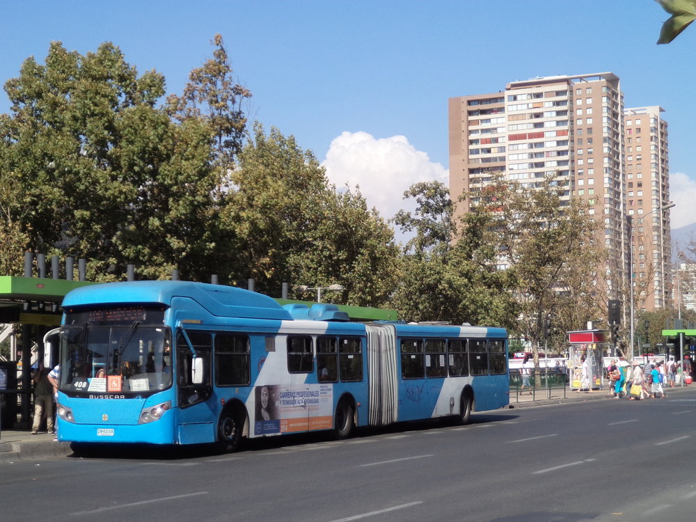 Transantiago ještě na čtyřech různých snímcích. (foto: autor)