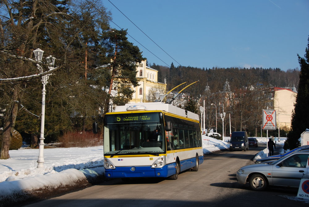 V současné době tvoří páteř vozového parku trolejbusů 5 vozů Škoda 24 Tr s karoserií Citelis z roku 2006. (foto: Libor Hinčica)