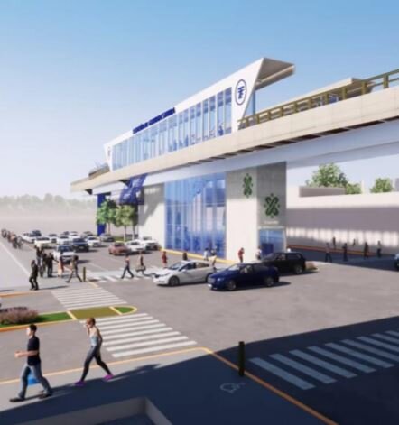 Předběžná vizualizace stanice.