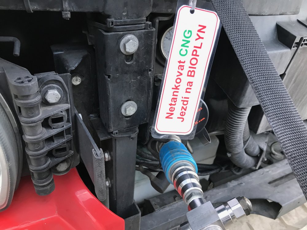 Autobus ev. č. 7085 bude po dobu testování plněn pouze bioplynem. (foto: DPMB)