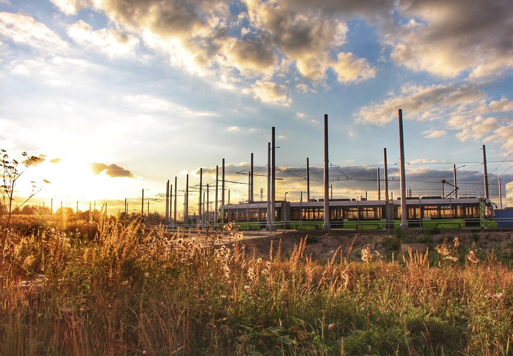 Pohled do areálu vozovny z konce srpna 2019. (foto: Oleg Solovjev)