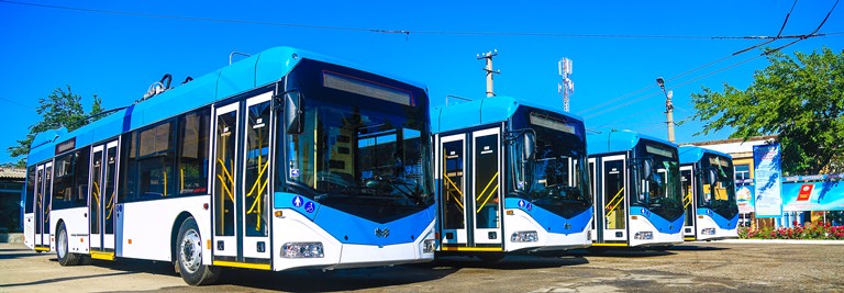 Nové trolejbusy vypadají v místním prostředí “jako z jiného světa”. (foto: Today.tj)