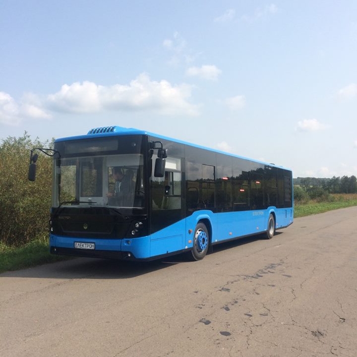 Autobus Electron pro Užhorod na testovací jízdě. (foto: město Užhorod)