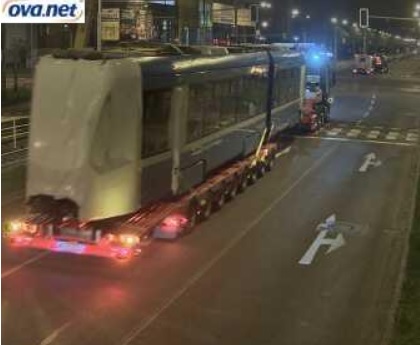 Záznam z webové kamery na křižovatce ulic Opavské a Martinovské s tramvají Tango NF2 pro Ostravu. (zdroj: OVA.net)