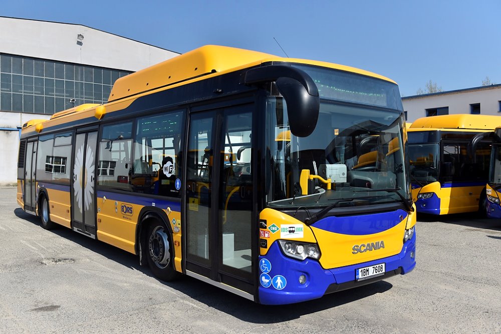 Jeden z prvních 8 dvanáctimetrových autobusů Scania Citywide s pohonem na CNG pro BORS Břeclav. (foto: BORS Břeclav)