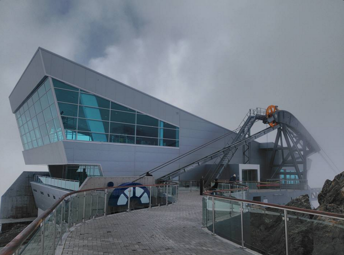 A takovouto podobu má stanice na hoře Pico Espejo dnes. (zdroj: Wikipedia.org)