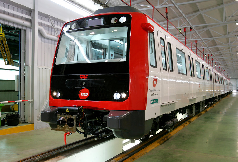 Jednotka metra Series 5000 pro Barcelonu. (foto: CAF)