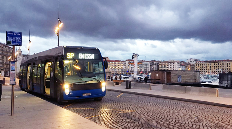 Elektrobus Aptis prozatím existuje ve formě dvou prototypů. (foto: Alstom)