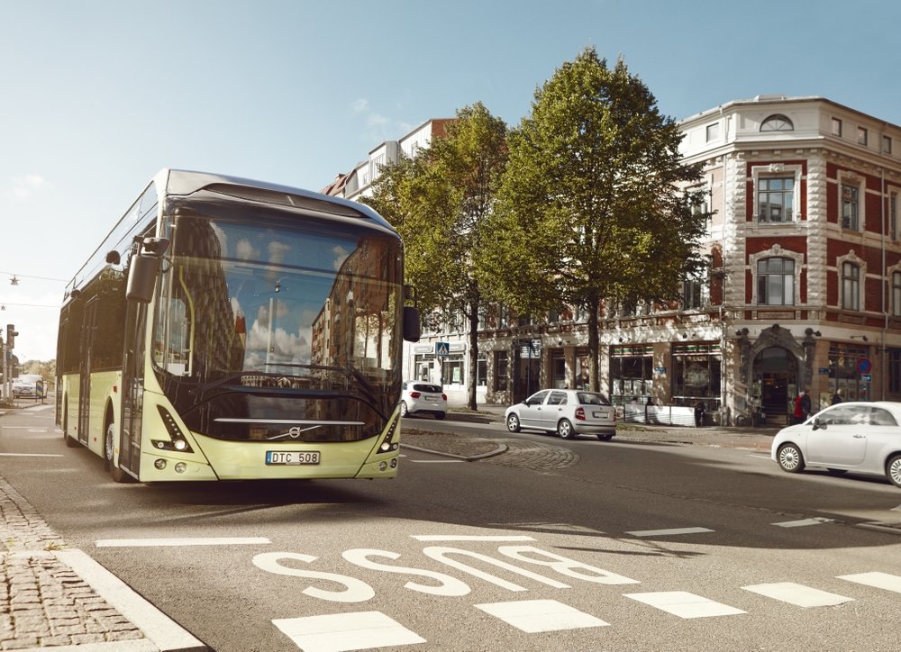 Volvo 7900 Electric na propagační fotografii výrobce. (foto: Vovo Buses)