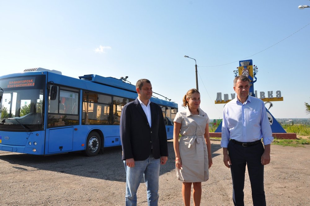 Akci zorganizovala národní poslankyně a bývalá ministryně sociální politiky Ukrajiny Natalia Korolevska а primátor Družkivky Valerij Gnatěnko. (foto: 3x Valerij Gnatěnko)