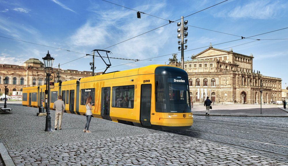 Takhle by měly nové tramvaje pro Drážďany vypadat. (zdroj: DVB AG)