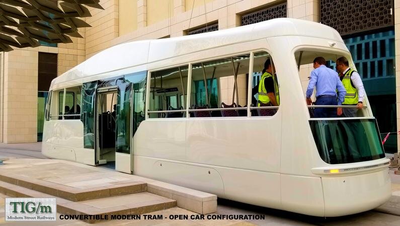 Tramvaj MRV-3 s demontovanými okny pro provoz v zimních měsících. (foto: TIG/m)