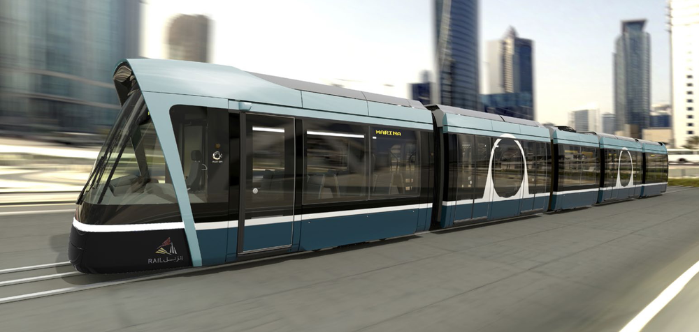 Designové řešení tramvaje Alstom Citadis pro Lusail. (zdroj: Alstom)