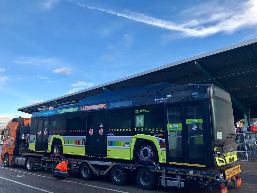 Nový trolejbus. Hodnota nových vozů je značně vysoká. (foto: 3x Saint-Etienne Métropole)