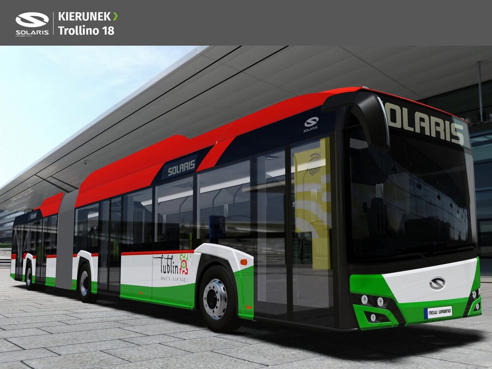 Trollino 18 pro Lublin na vizualizaci. (zdroj: ZTM Lublin)