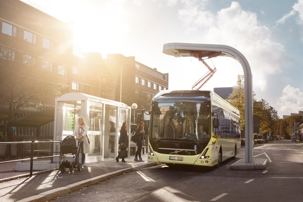 Volvo 7900 Electric na propagační fotografii výrobce. (foto: Volvo Buses)