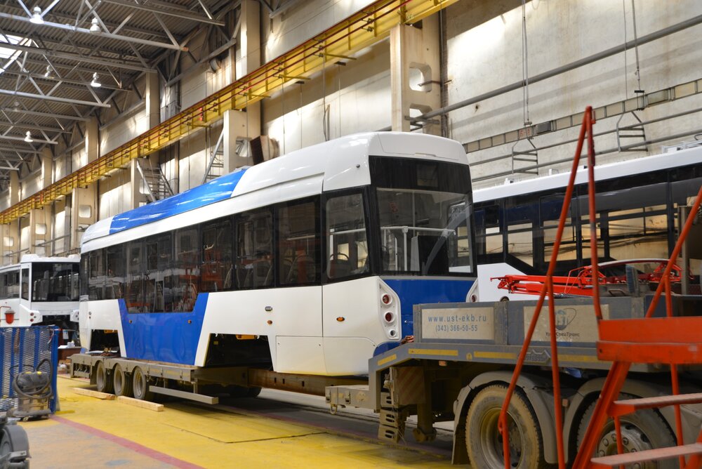 Nová tramvaj. (foto: Uraltransmaš)
