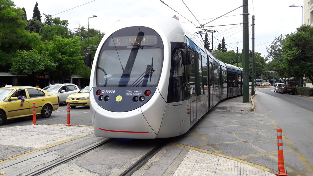 Před konečnou Syntagma. 