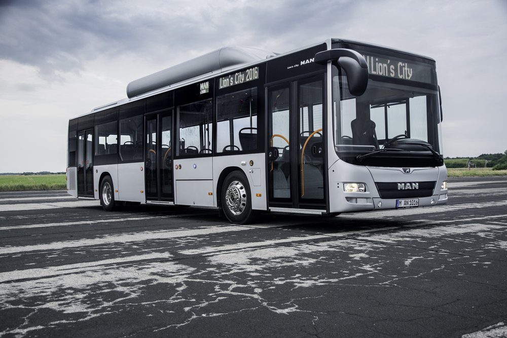 Tradičně nabízená podoba autobusu MAN Lion's City, zde v provedení s pohonem na CNG. (foto: MAN Truck & Bus)