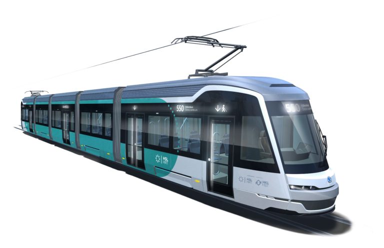 Takto by měly tramvaje pro linku do Espoo vypadat. (foto: HKL)