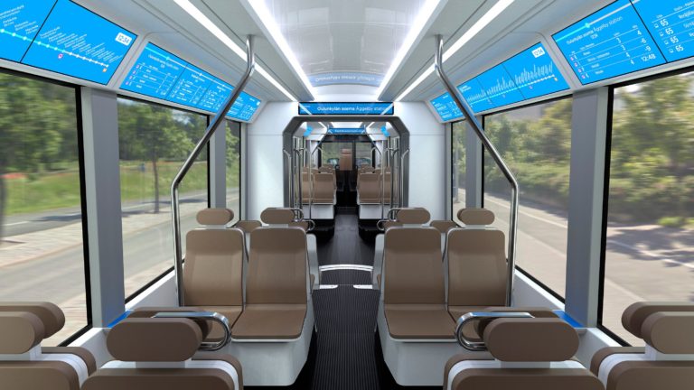 Návrh interiéru tramvaje. (foto: HKL)