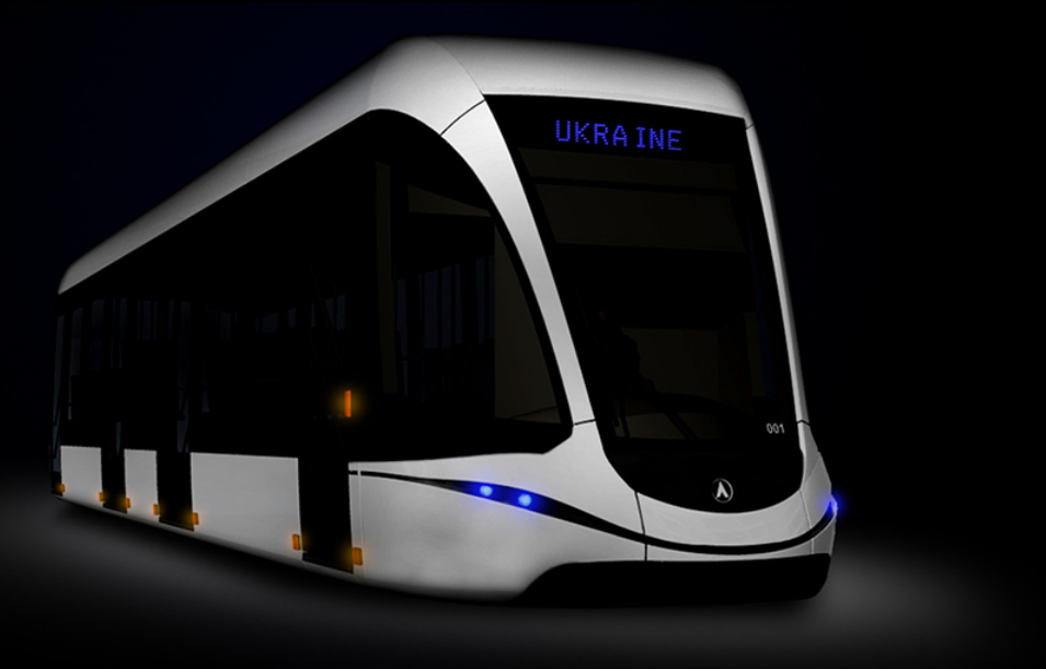 Vizualizace tramvaje CTG-18. S největší pravděpodobností by mělo jít o modifikaci typu 71-911 City Star vyráběného v Rusku. (zdroj: CTG)