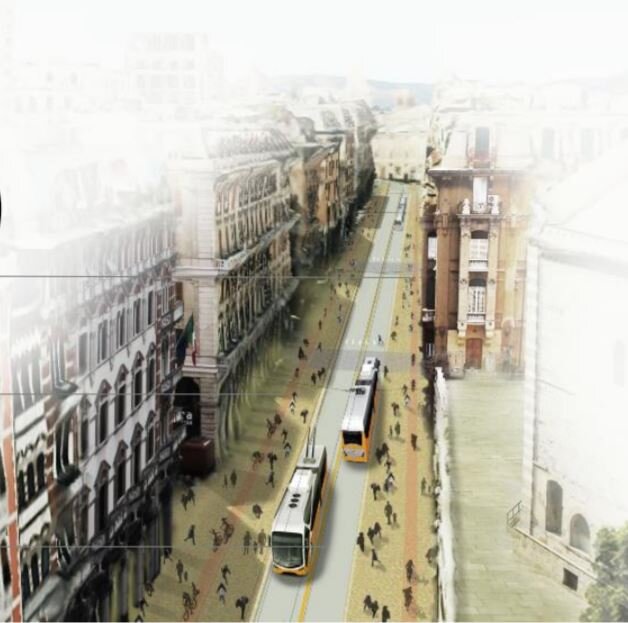 Vizualizace. (zdroj: Comune di Genova)