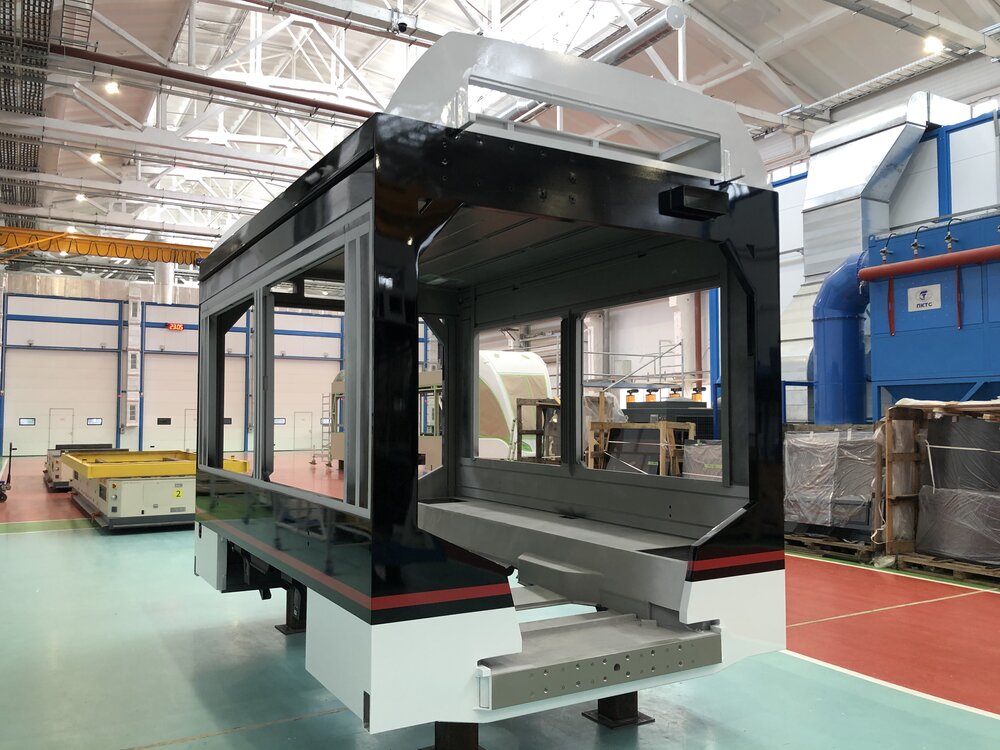 Ještě jeden pohled na střední článek budoucího celohliníkového vozu Vitjaz’-M. (foto: PK “TS”)