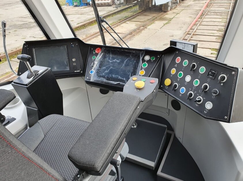 Pohled na stanoviště řidiče. (foto: Tramwaje Śląskie)