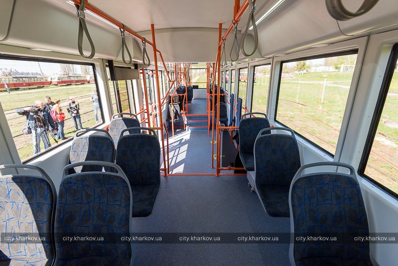 Pohled do interiéru vozu. (foto: město Charkov) 