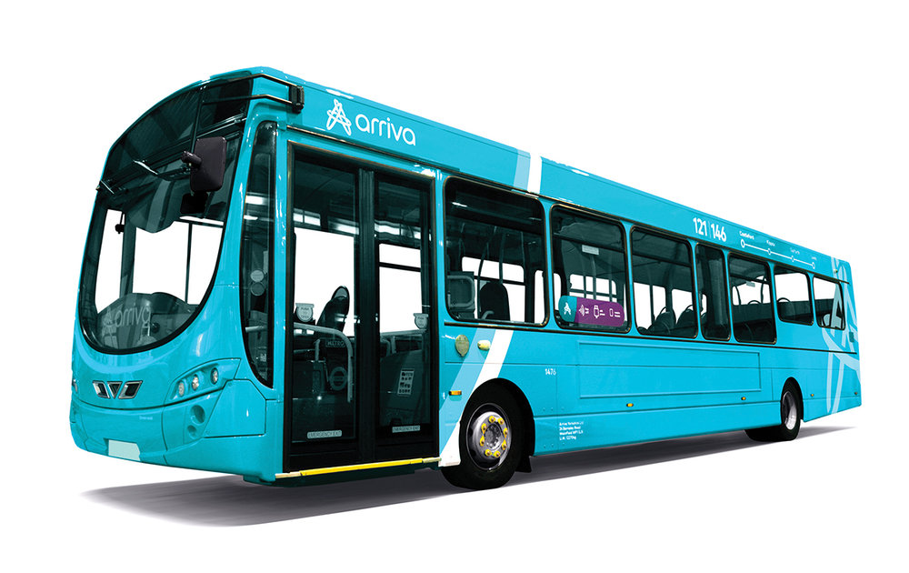 Nové lakování autobusů od Arrivy. (zdroj: busandcoachbuyer.com)