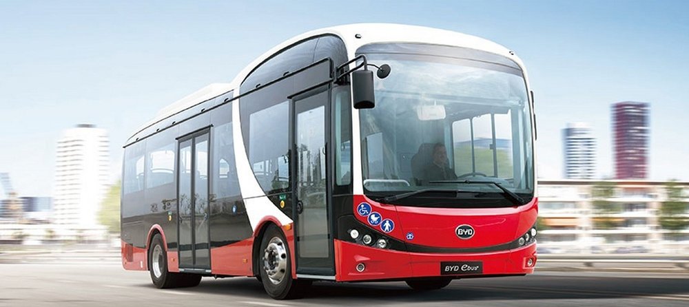 Midibus BYD o délce 8,75 m. (foto: BYD)