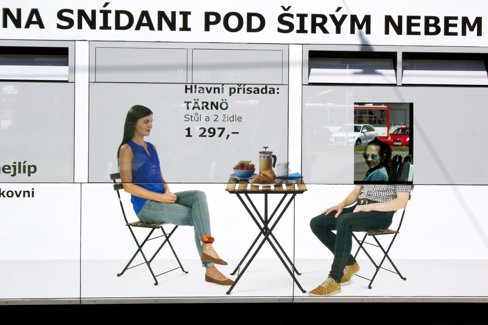 Jarní kampaň nábytkářské firmy IKEA. (foto: MOBILBOARD)
