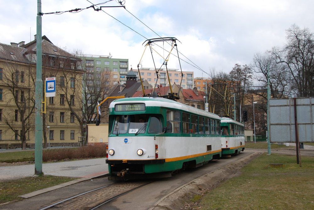 Tramvaje typu T2 přežily v Liberci o dvacet let déle než ve zbytku Československa. (foto: Libor Hinčica)