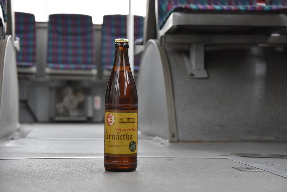 Pro ukončení s trolejbusy Škoda 14 Tr bylo vyrobeno 1.400 lahví. (foto: Libor Hinčica)