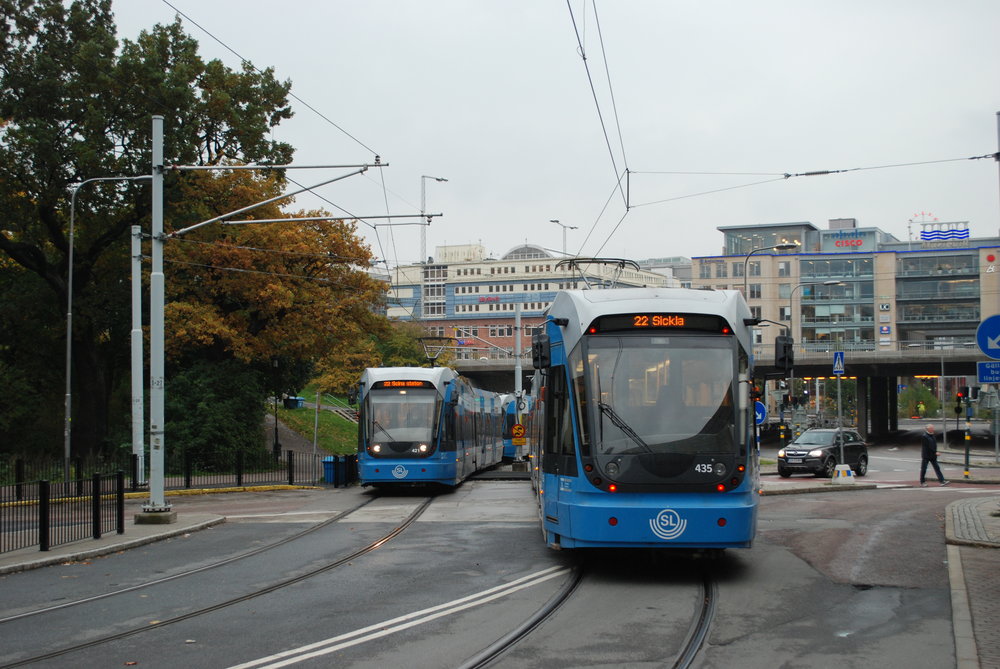 Tramvaje ve Stockholmu. (foto: Libor Hinčica)
