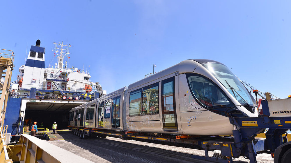 První z 22 nových tramvají Citadis 302 pro Rabat. (foto: Alstom)